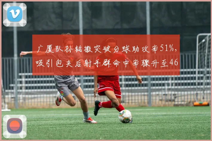广厦队孙铭徽突破分球助攻率51%，吸引包夹后射手群命中率骤升至46%